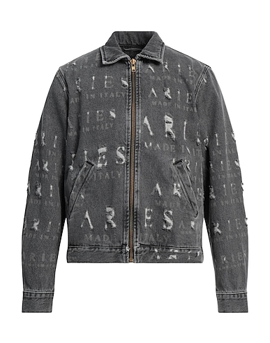 ARIES Denim jacket Charcoal 100% Cotton