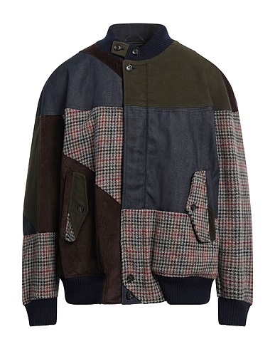 BARACUTA Giubbotto Verde militare 100% Cotone, Lana Vergine