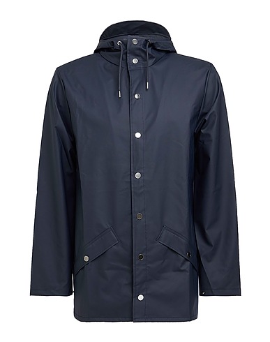 RAINS Jacket Midnight blue 100% Polyester, Polyurethane