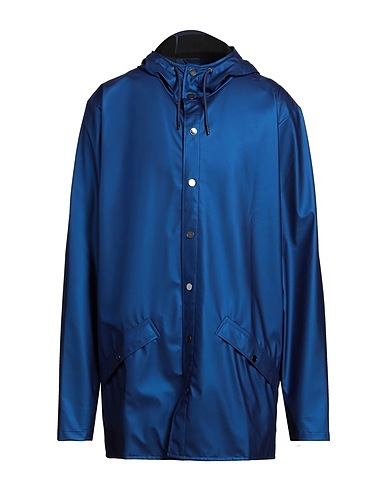 RAINS Jacke Blau 100% Polyester, Polyurethan