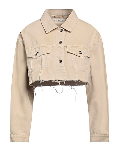 HINNOMINATE Blouson en jean Beige 100% Coton