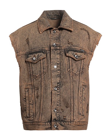 DOLCE&GABBANA Denim jacket Khaki 100% Cotton