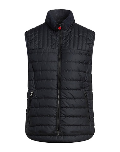 KITON Gilet Black 100% Polyester, Wool