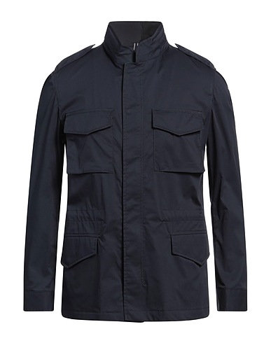 BARBA Napoli Jacket Midnight blue 66% Cotton, 31% Polyamide, 3% Elastane