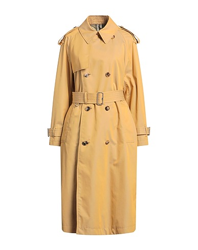 BURBERRY Full-length jacket Mustard 100% Cotton