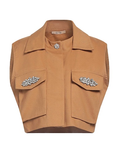 NO-NÀ Gilet Camel 100% Cotton