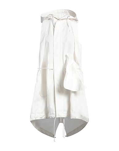 SACAI Jacket White 86% Polyester, 14% Cotton