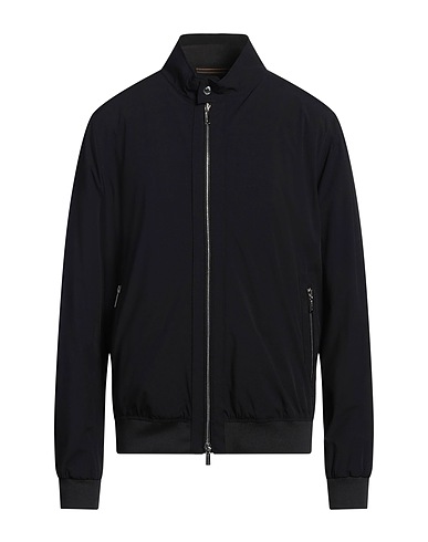 MOORER Jacket Midnight blue 88% Polyamide, 12% Polyurethane