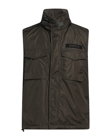 ASPESI Gilet Dark green 100% Polyamide
