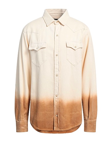 ALANUI Denim shirt Ivory 100% Cotton