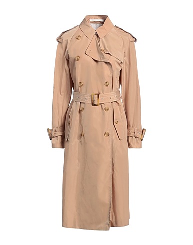 MERCI ITALIA Double breasted pea coat Camel 100% Polyester