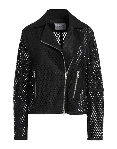 SWORD 6.6.44 Biker jacket Black 100% Leather