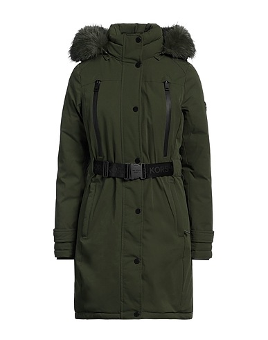 MICHAEL MICHAEL KORS Coat Military green 100% Polyester
