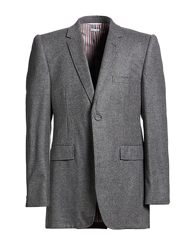 THOM BROWNE Blazer Grey 100% Virgin Wool