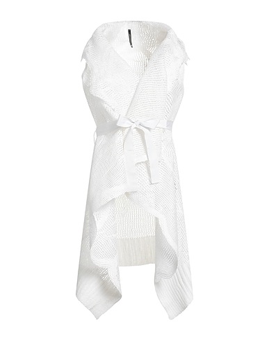PIERANTONIO GASPARI Full-length jacket White 45% Linen, 31% Polyurethane, 16% Cotton, 8% Polyester