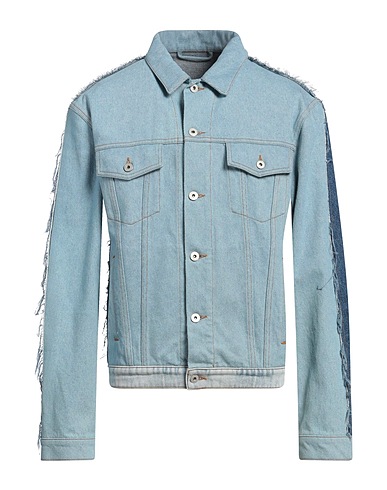 HERON PRESTON Denim jacket Blue 100% Cotton