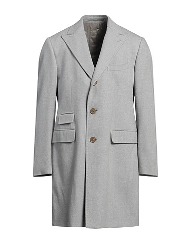 CANTARELLI Coat Light grey 100% Cotton