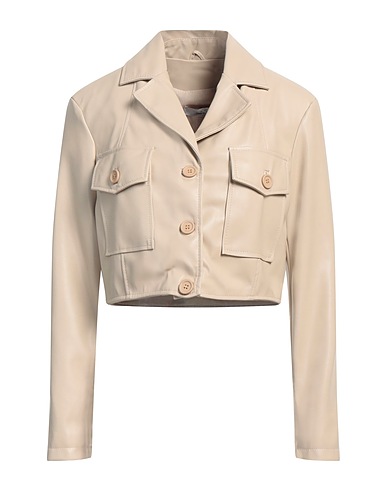KAOS Jacket Beige 50% Polyester, 50% Polyurethane