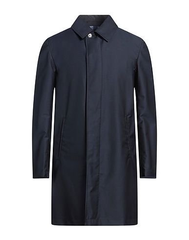 LUIGI BIANCHI Mantova Full-length jacket Midnight blue 60% Wool, 40% Polyamide