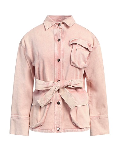 SOALLURE Giubbotto jeans Rosa chiaro 97% Cotone, 3% Elastan