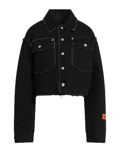 HERON PRESTON Jacket Black 100% Cotton