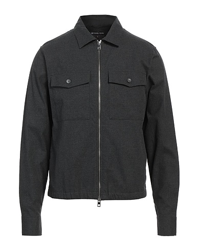 MICHAEL KORS MENS Jacke Braungrau 99% Baumwolle, 1% Elastan