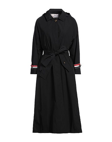 THOM BROWNE Full-length jacket Black 100% Polyester