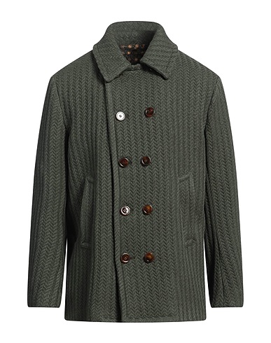 ETRO Cappotto Verde militare 74% Acrilico, 26% Poliestere
