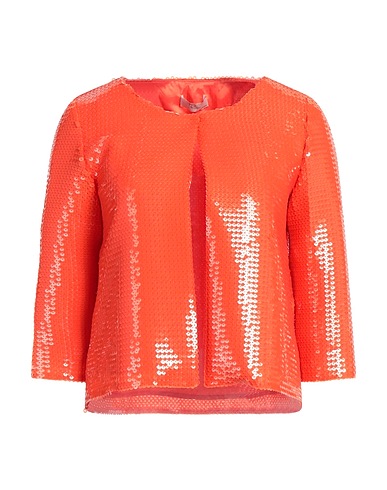 FELY CAMPO Giubbotto Arancione 45% Rayon, 42% Poliestere, 13% Fibra di metallo
