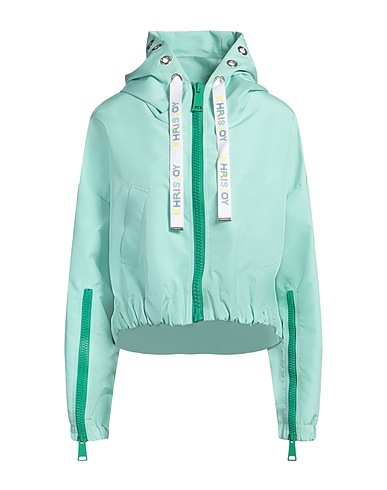 KHRISJOY Куртка VERDE CHIARO 100% Полиэстер