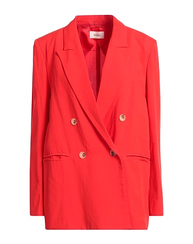 VICOLO Blazer Red 80% Viscose, 20% Linen
