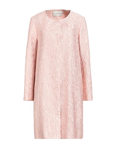 MARY KATRANTZOU Full-length jacket Blush 65% Polyester, 21% Nylon, 14% Silk