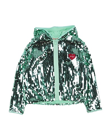 N°21 Jacket Light green 100% Cotton, Polyester