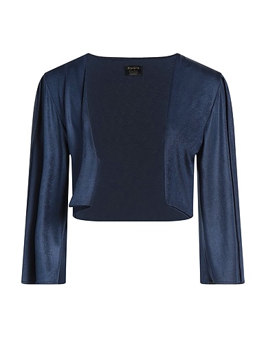 SISTE'S Jacket Navy blue 92% Polyester, 8% Elastane