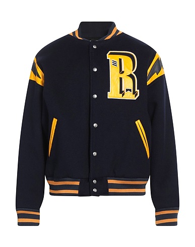 RHUDE Jacket Midnight blue 90% Wool, 10% Nylon, Polyester