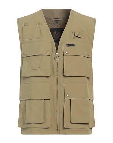BELSTAFF Gilet Military green 100% Polyester