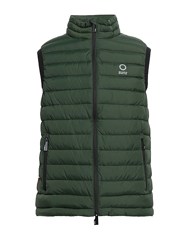 SUNS BOARDS Gilet Dark green 100% Nylon