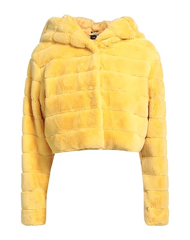 XT STUDIO Teddy Coat Yellow 100% Polyester