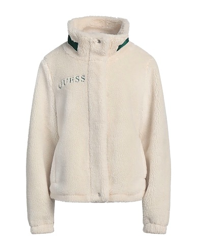 GUESS Συνθετική γούνα Off white 100% Πολυεστέρας