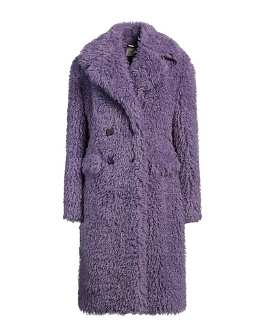 FRACOMINA Teddy Coat Mauve 100% Polyester