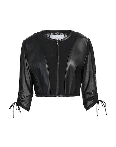 NENETTE Giubbotto Nero 89% Poliestere, 11% Elastan