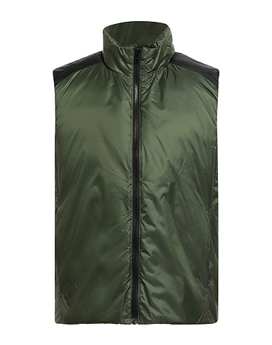 MUSEUM Gilet Military green 96% Polyamide, 4% Elastane