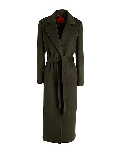 MAX&Co. Cappotto LONGRUN1
 Verde scuro 100% Lana Vergine