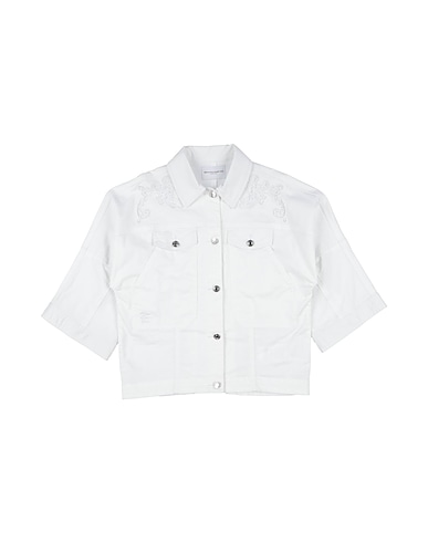 ERMANNO SCERVINO JUNIOR Jackets 98% Cotton, 2% Elastane