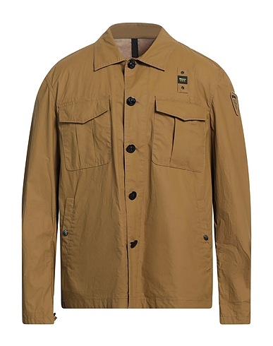 BLAUER. Jacket Khaki 100% Cotton