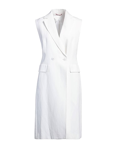 MAX MARA STUDIO Full-length jacket 70% Viscose, 30% Linen