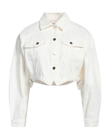 BLUGIRL Denim jacket White 100% Cotton
