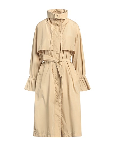 TWINSET Full-length jacket Beige 100% Polyester