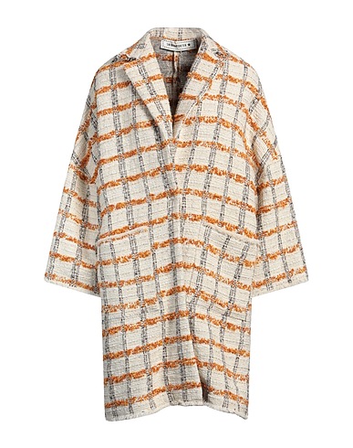 SHIRTAPORTER Cappotto Giallo ocra 39% Cotone, 28% Viscosa, 18% Poliammide, 10% Acrilico, 5% Alfa