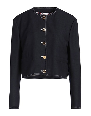 THOM BROWNE Куртка BLU NOTTE 100% Шерсть